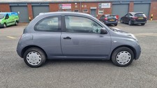 NISSAN MICRA VISIA 1.2 GREY 3DR 2010, ,, ONLY 71,000 MLS ,, DAMAGE ON N/S/R 1/4,